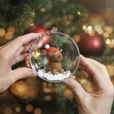 Creativ - Plastic 2 Part Bauble - 6cm (8pk)