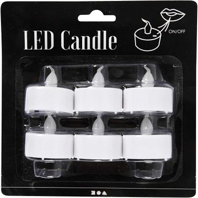 LED Tea Light Candles (6 pack)