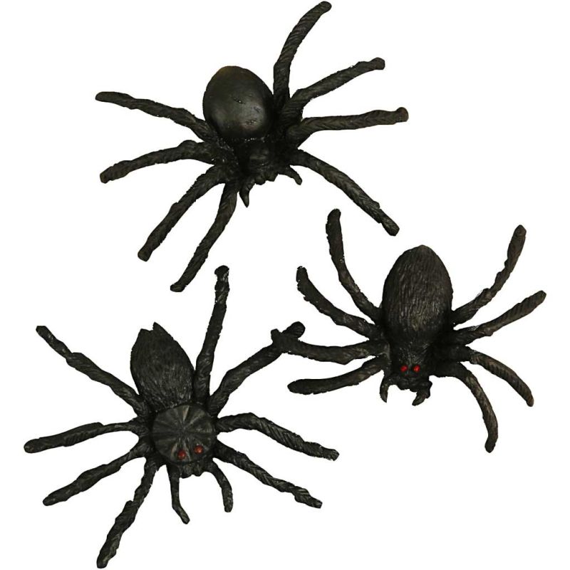 Spiders 4cm 10pcs