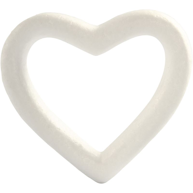 Heart, W: 13.5 cm, 1 pc, white