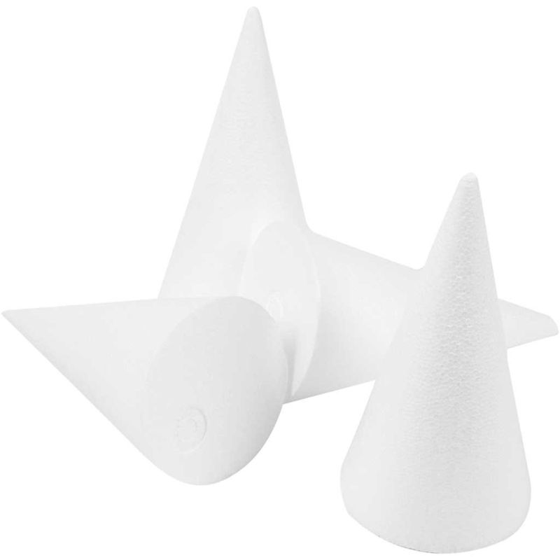 Cone 14.5x6cm 25pcs white