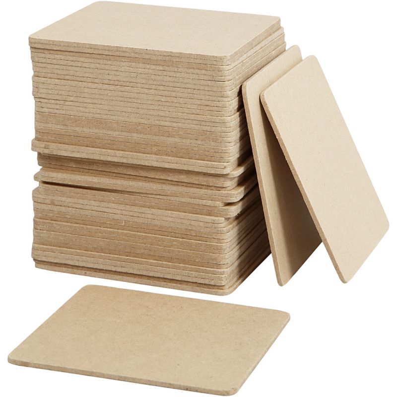 Coaster size 10x10x0.3 cm 50pcs MDF