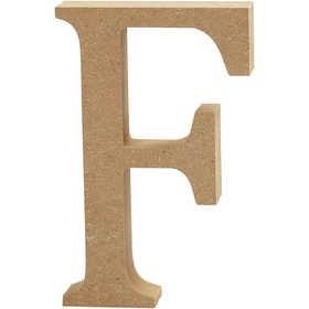 Creativ - Wooden Letter F - 13cm