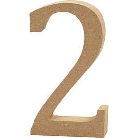 Creativ - Wooden Number 2 - 13cm