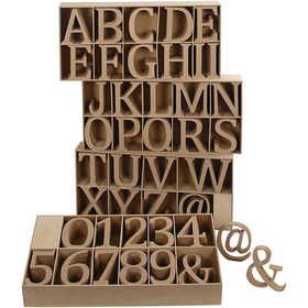 Alphabet Set 160 Assorted - 13cm