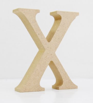 Creativ - Wooden Letter X - 8cm