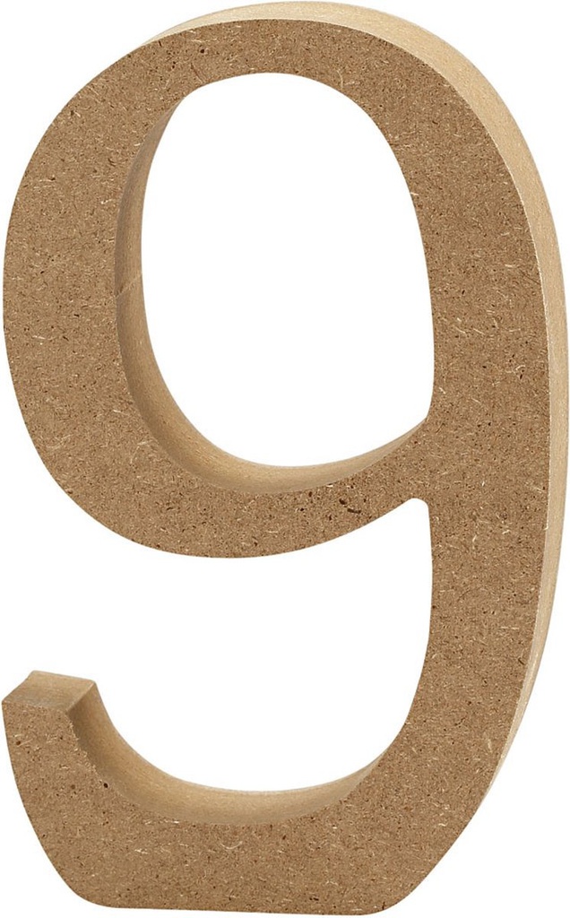 Creativ - Wooden Number 9 - 8cm