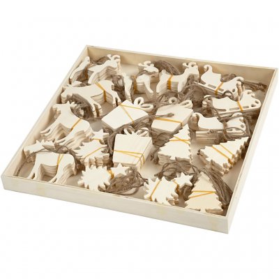 Christmas Ornaments - 7-9cm Pack of 90
