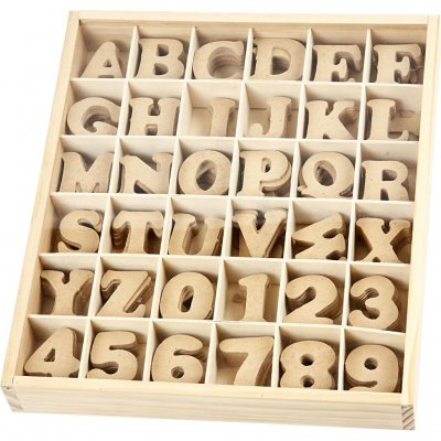 Alphabet Set 288 Asstd - 4cm