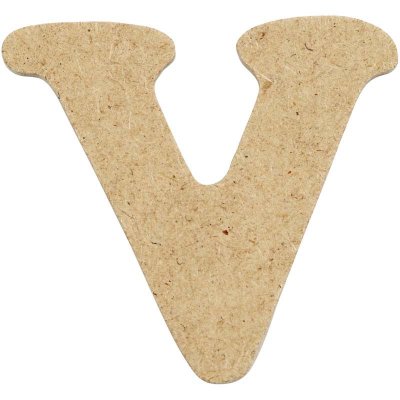 Letter V - 4cm Pack of 10