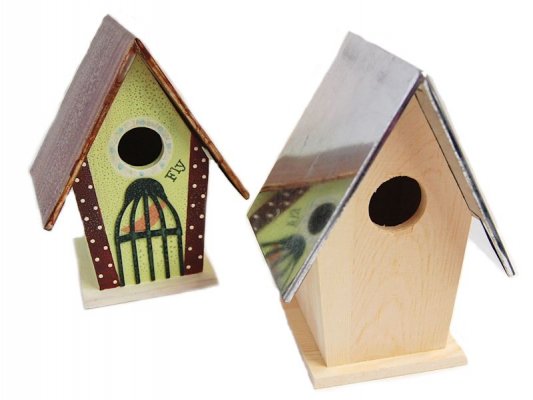 Bird Box with Zinc Roof - Single
