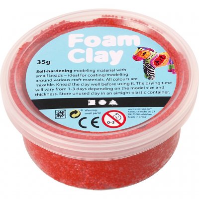 Foam Clay 35g ***seconds*** Light Red - single