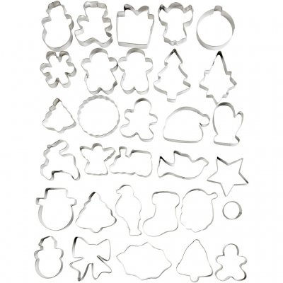 Clay Cutters - 30 xmas shapes