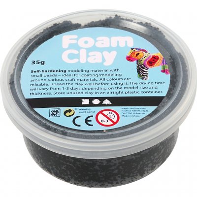 Foam Clay 35g black - single
