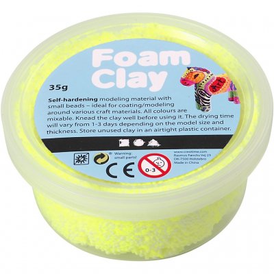 Foam Clay 35g neon yellow - single
