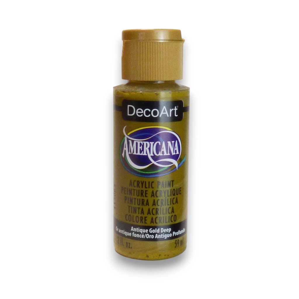 DecoArt Americana Acrylic - Antique Gold Deep (2oz)