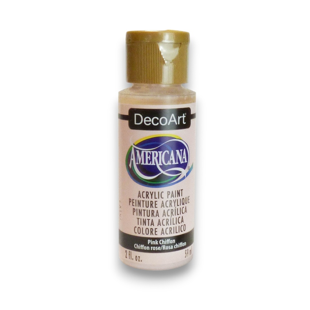 DecoArt Americana Acrylic - Pink Chiffon (2oz)