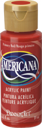 Primary Red Americana Acrylic 2Oz.
