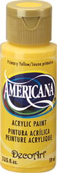 DecoArt Americana Acrylic - Primary Yellow (2oz)