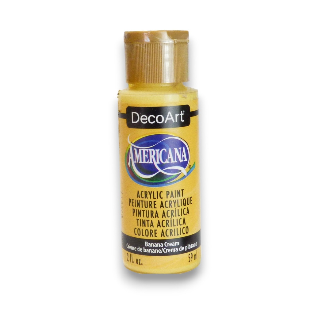 DecoArt Americana Acrylic - Banana Cream (2oz)