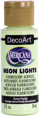 DecoArt Americana NEON Acrylic - Green Energy (2oz)