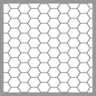 DecoArt Honey Wire 12"x12" Stencil