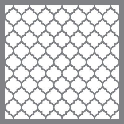 Classic Quatrefoil Stencil