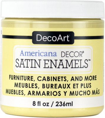 Butter Yellow Satin Enamels