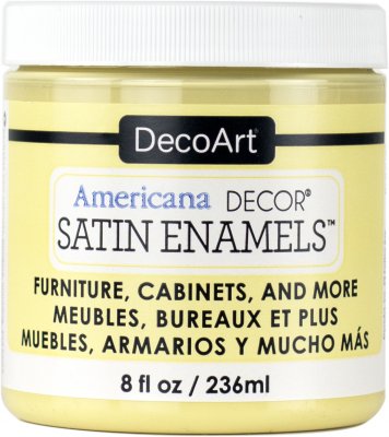 Butter Yellow Satin Enamels