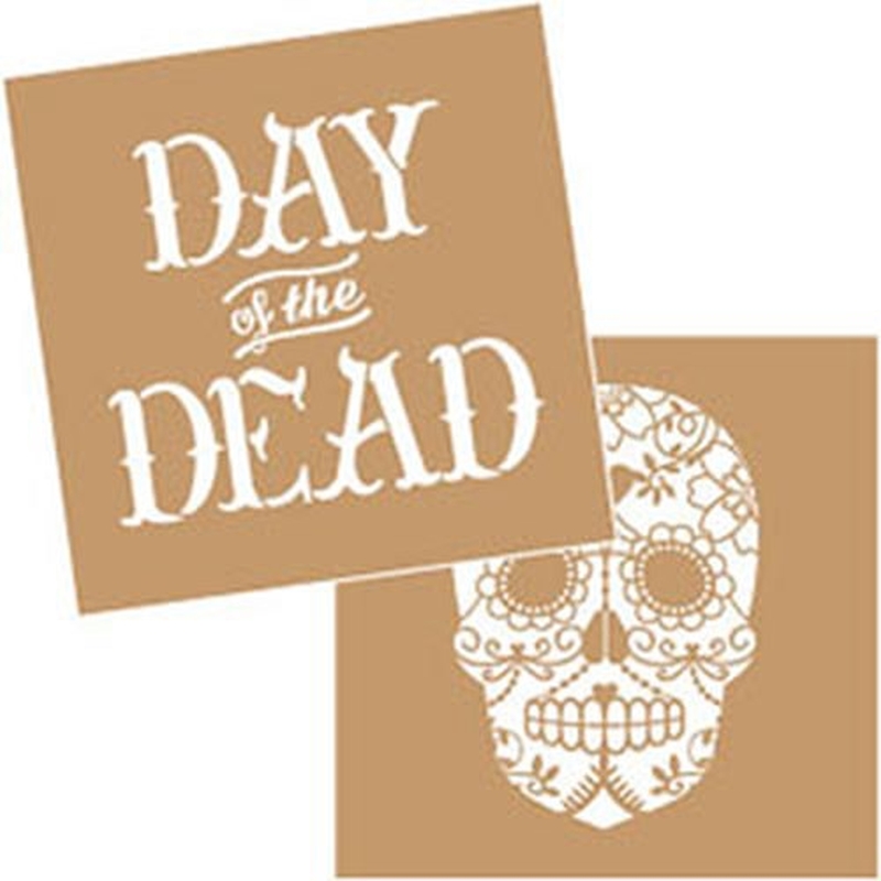 Day of the Dead value stencil