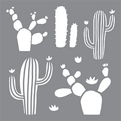 Cacti Stencil