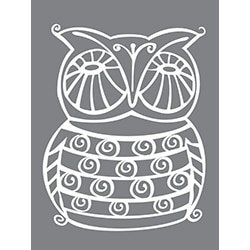 Owl Mixed Media stencil