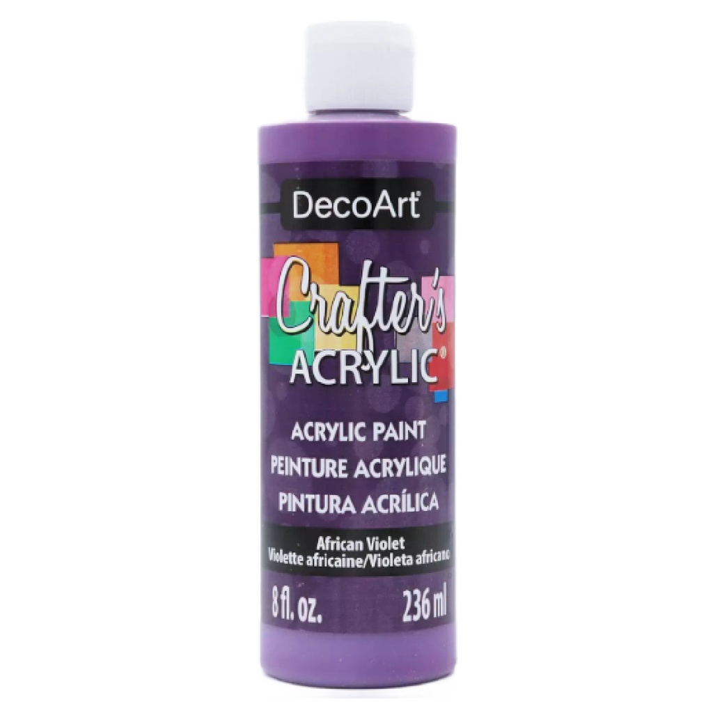 DecoArt Crafter's Acrylic Paint - African Violet (8oz)