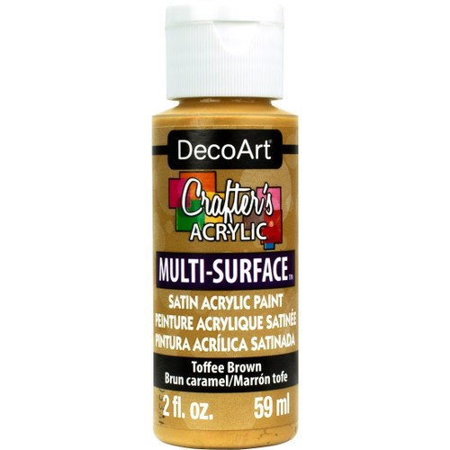 Toffee Brown Crafters Multi-Surface 2-Oz.