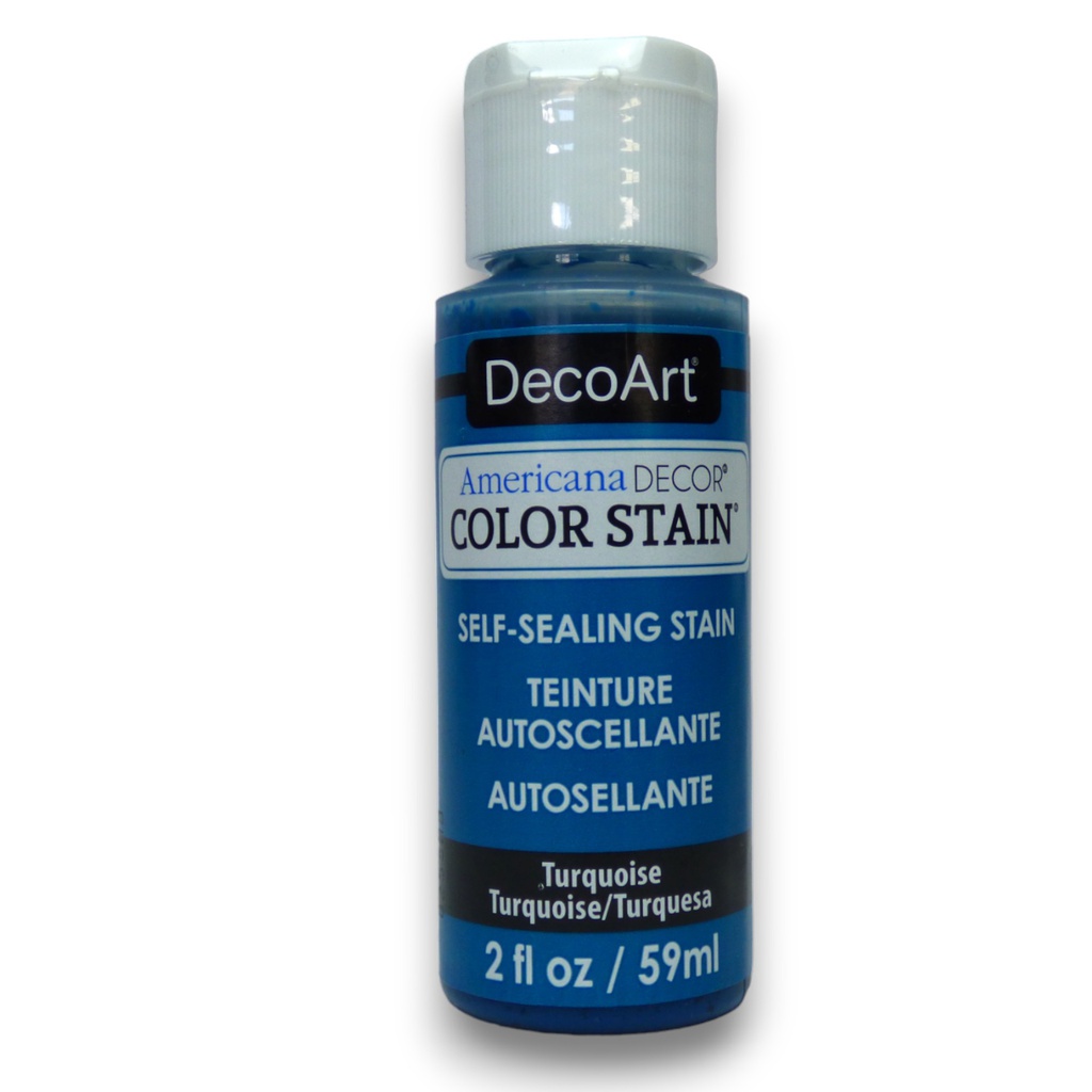Turquoise Colour Stains