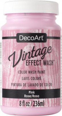 Pink Decoart Vintage Effect Wash 8oz