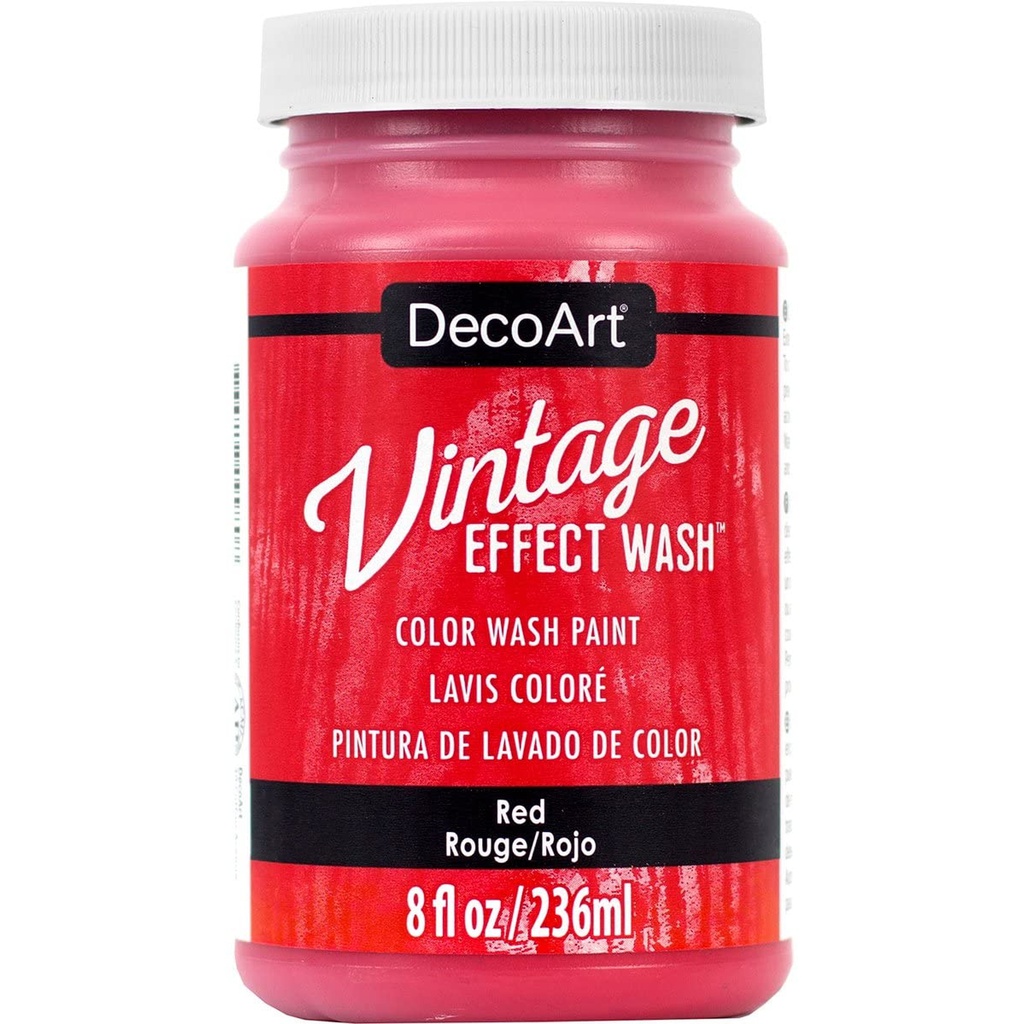 Red Vintage Effects Wash