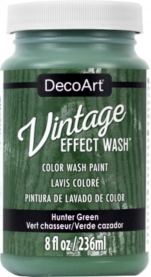 Hunter Green Decoart Vintage Effect Wash 8oz
