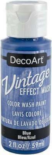 Blue Vintage Effects Wash