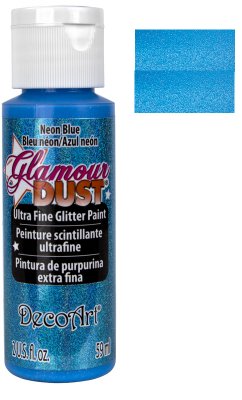 Neon Blue Glamour Dust