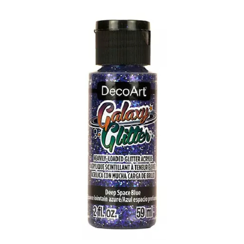 DecoArt Galaxy Glitter Acrylic Paint - Deep Space Blue 