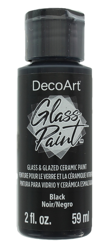 Black Glass Paint - 2Oz.