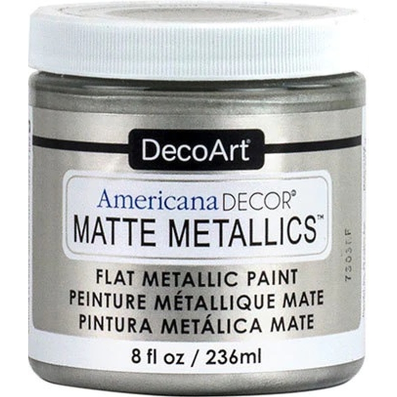 Soft Silver Matte Metallics