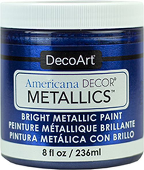 Deep Sapphire DecoArt Decor Metallics 8oz