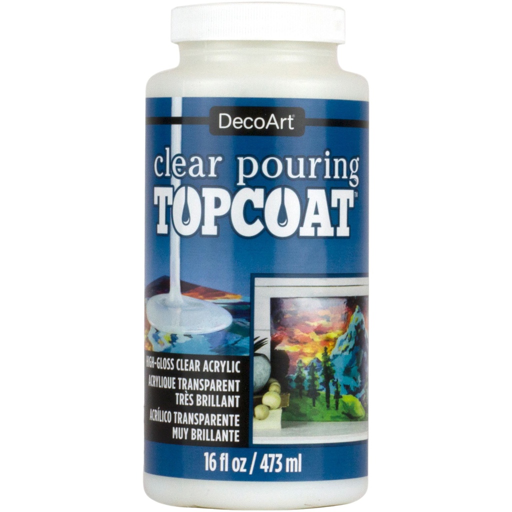 Clear Pouring TopCoat 16oz