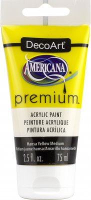 Hansa Yellow Medium Premium Acrylic