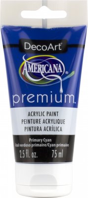 Primary Cyan Premium Acrylic