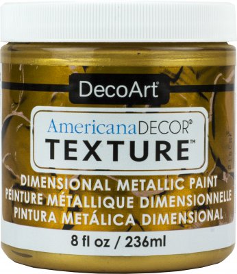 DecoArt Americana Decor Texture Metallics - Gold 