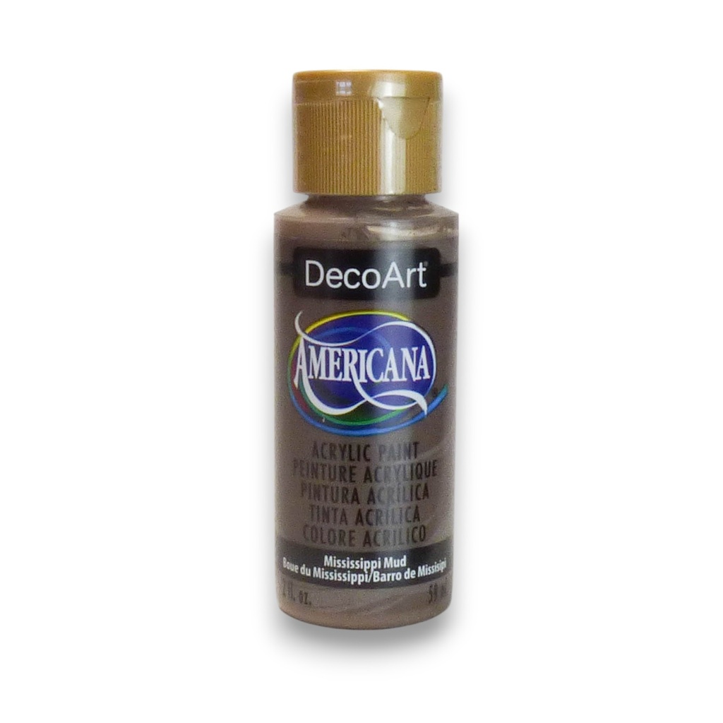 DecoArt Americana Acrylic - Mississippi Mud (2oz)