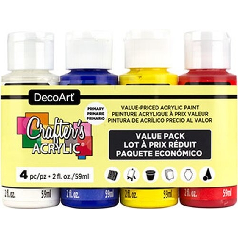 4ct Crafters Acrylic Primary Value